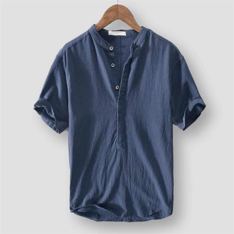 🔥 Men's New Linen Casual Short Sleeve Shirt-BUY 2 FREE SHIPPING