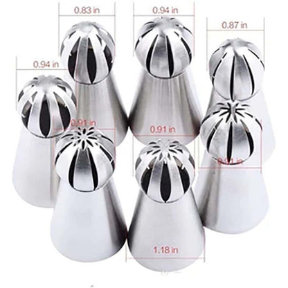 Cake Decor Piping Tips（7 PCS）