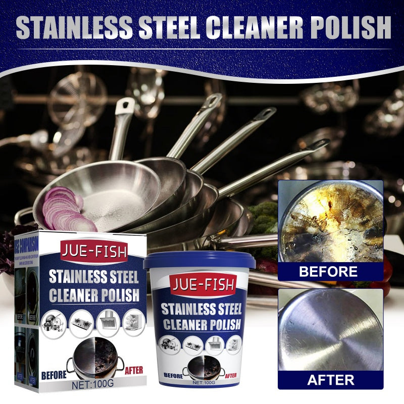 Highly Effective Cleaning & Polishing Paste for Stainless Steel Kitchenware