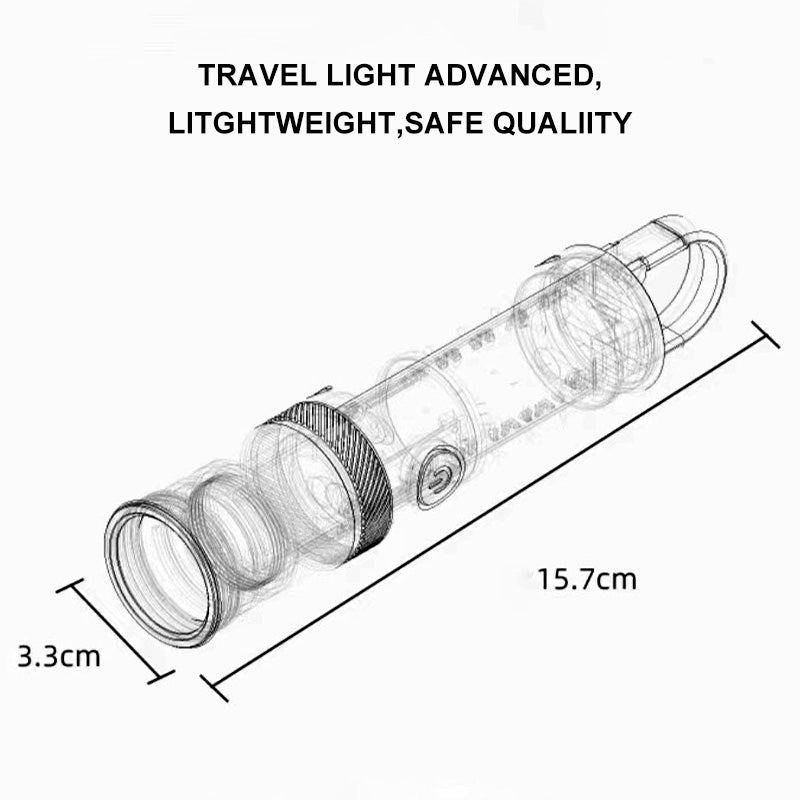 Great Gift*Outdoor Multifunctional Mini Flashlight Camping Light