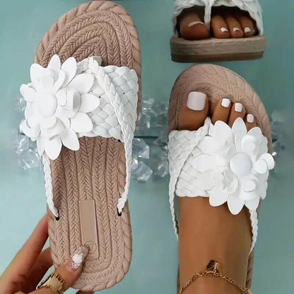 Women's Floral Flat Sandals