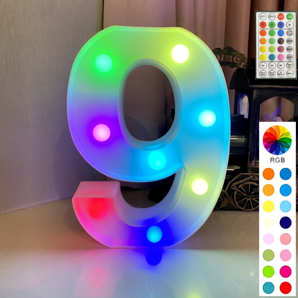 Colorful LED Marquee Letter Lights