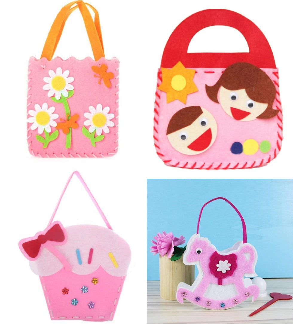 🎁Christmas sale☃️Kids' Sew & Stick DIY Felt Craft Bag