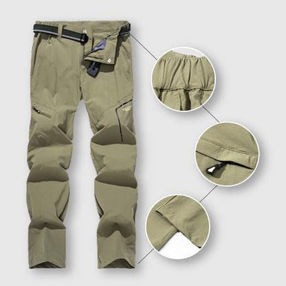 High Stretch Multi-pocket Quick-drying Cargo Pants for Men/Women