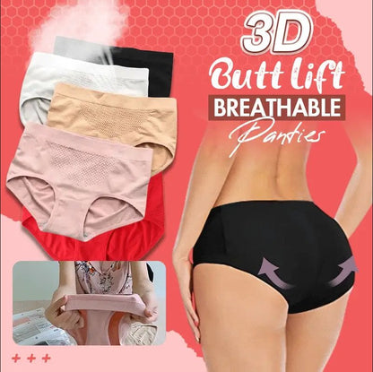 3D Butt Lift Breathable Panties