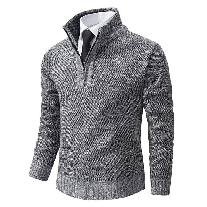 Men's Warm Zip Sweater