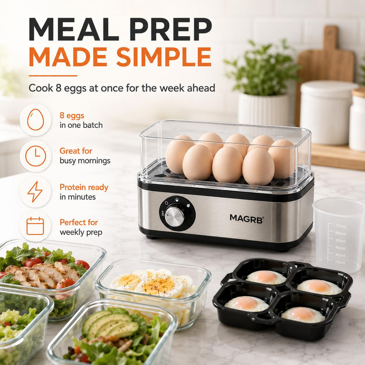 🥚 Multifunctional Electric Egg Cooker