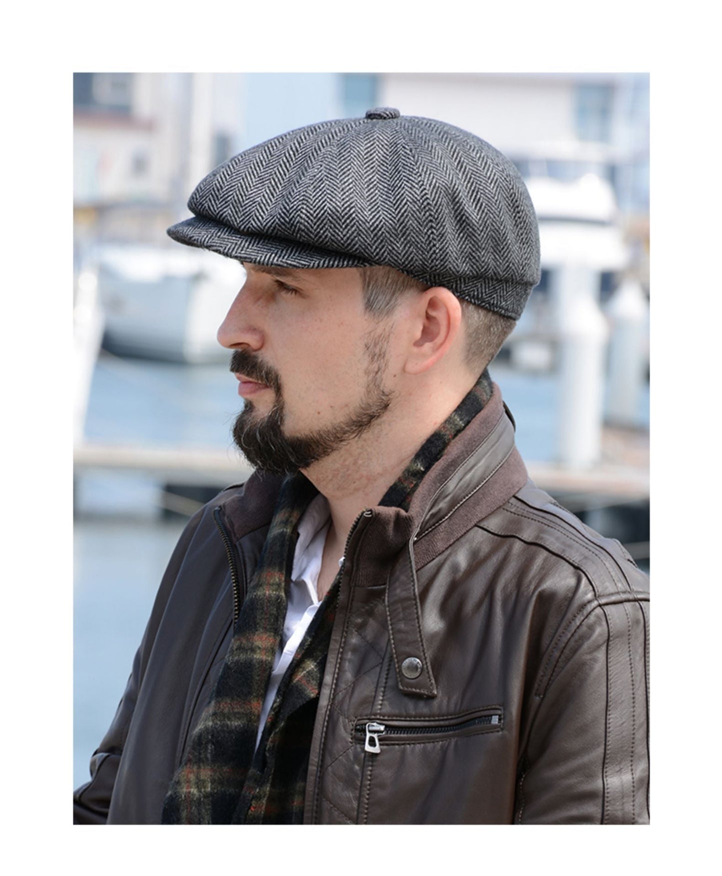 Men Vintage Painter Beret Caps Octagonal Newsboy Cap