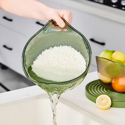 Multi-functional Clear Draining Basket