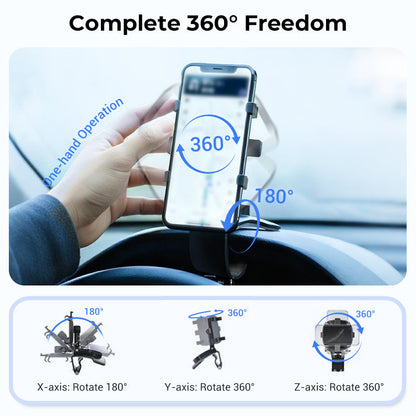 🔥360 Degree Rotation Dashboard Car Phone Holder🚗