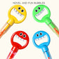 🫧32 Holes Hand Holding Smiley Bubble Wand Toy