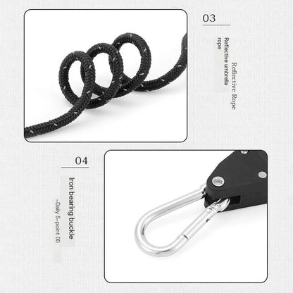 🪢Portable Adjustable Fix Camping Rope🌳