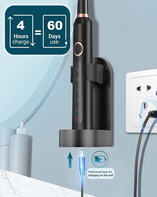 🔥 Portable Adult Sonic Electric Toothbrush