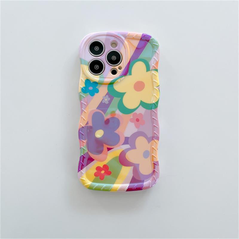 New Dopamine Graffiti Flower Case For iPhone