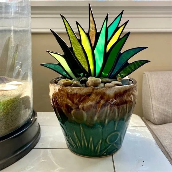 (Mother's Day Flash Sale-50% OFF) Stained Agave Plante-BUY 4 FREE SHIPPING