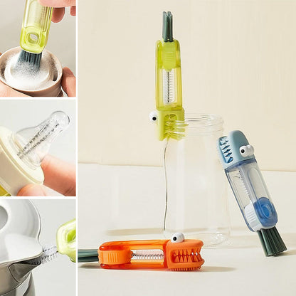 ⏳Limited Time Offer! Don't Miss Out! 👍A versatile 4-in-1 Cleaning Brush For Bottle Gaps