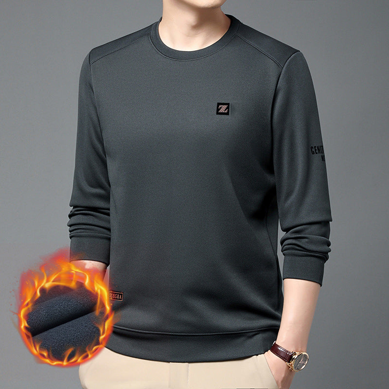 Men’s Fashion Plush-Lined Base Shirt