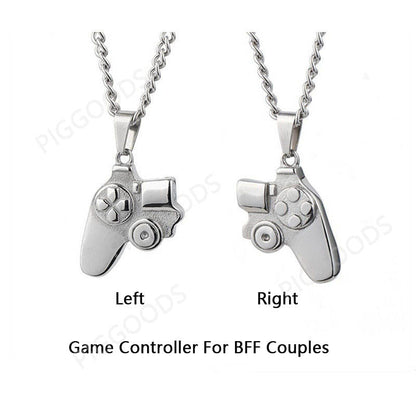 Game Controller Magnetic Necklaces BFF Couples