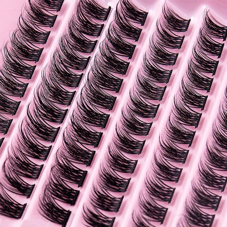 Fluffy Natural Thick False Eyelashes Set