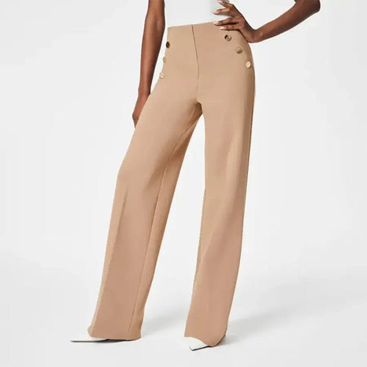 🔥Three Lengths Available🔥 Winter High Stretch High Waist Wide Leg Trousers