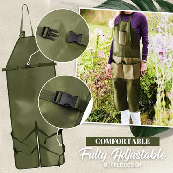 Gardening Multi Pockets Leg Protect Apron