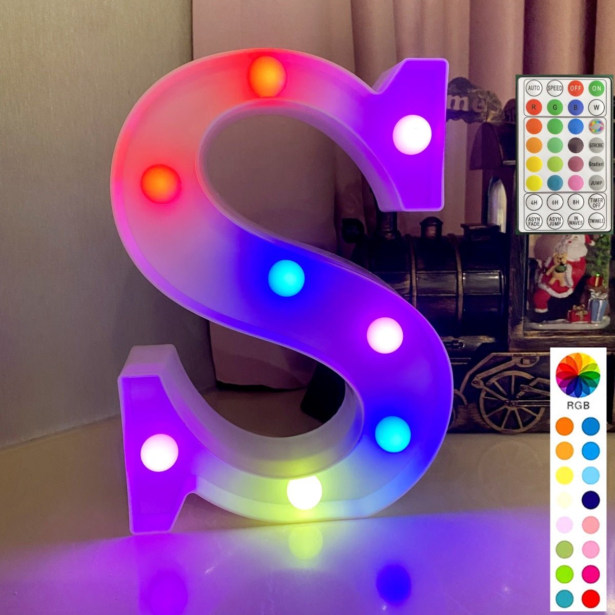 Colorful LED Marquee Letter Lights