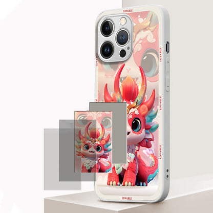 Colourful Lucky Dragon Phone Case for iPhone Series