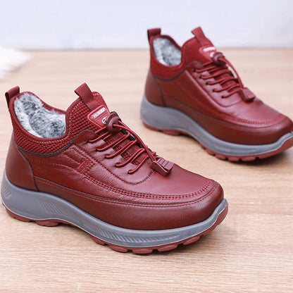 Thick Women's Casual Shoes For Autumn And Winter With Soft Non-slip Soles