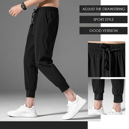 Breathable Ice Silk Drape Casual Pants