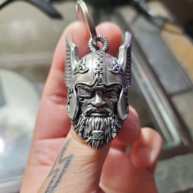 Odin Viking God Guardian Ride Bell - Good Luck Charm