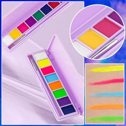 Water-Soluble Fluorescent Makeup Palette