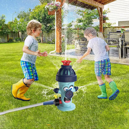 Outdoor Sprinkler Toy with Baseball Game Set for Kids