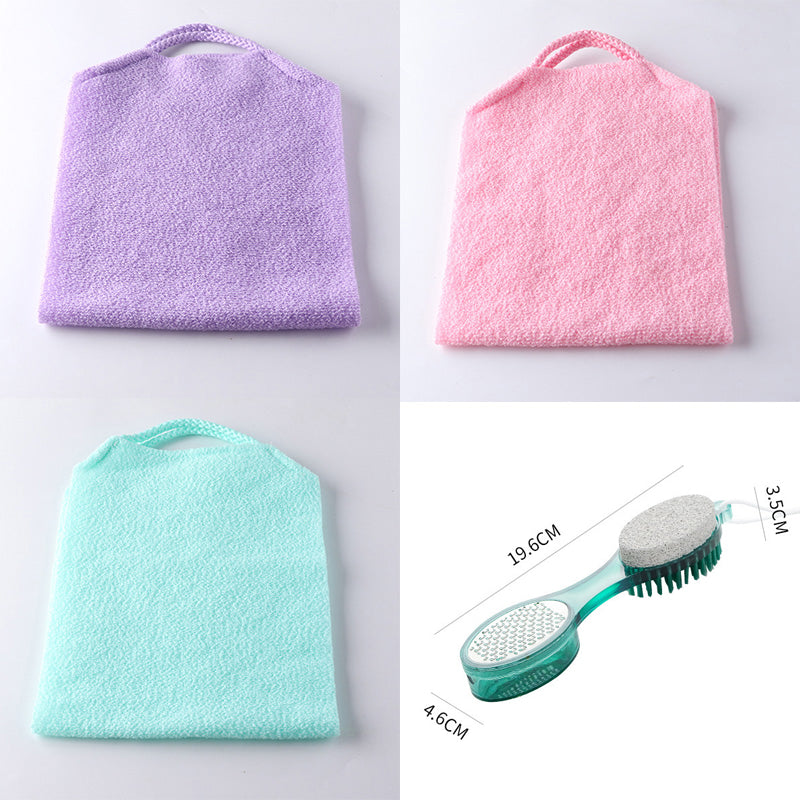 Exfoliating Bath Towel Set