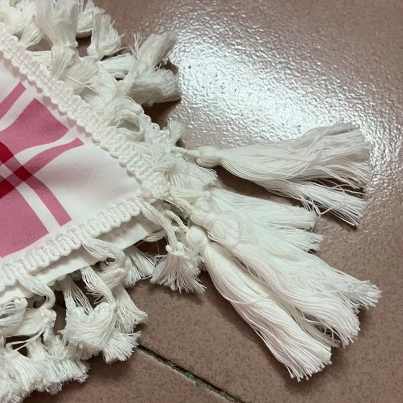 Four-sided Fringed Fashionable Headscarf