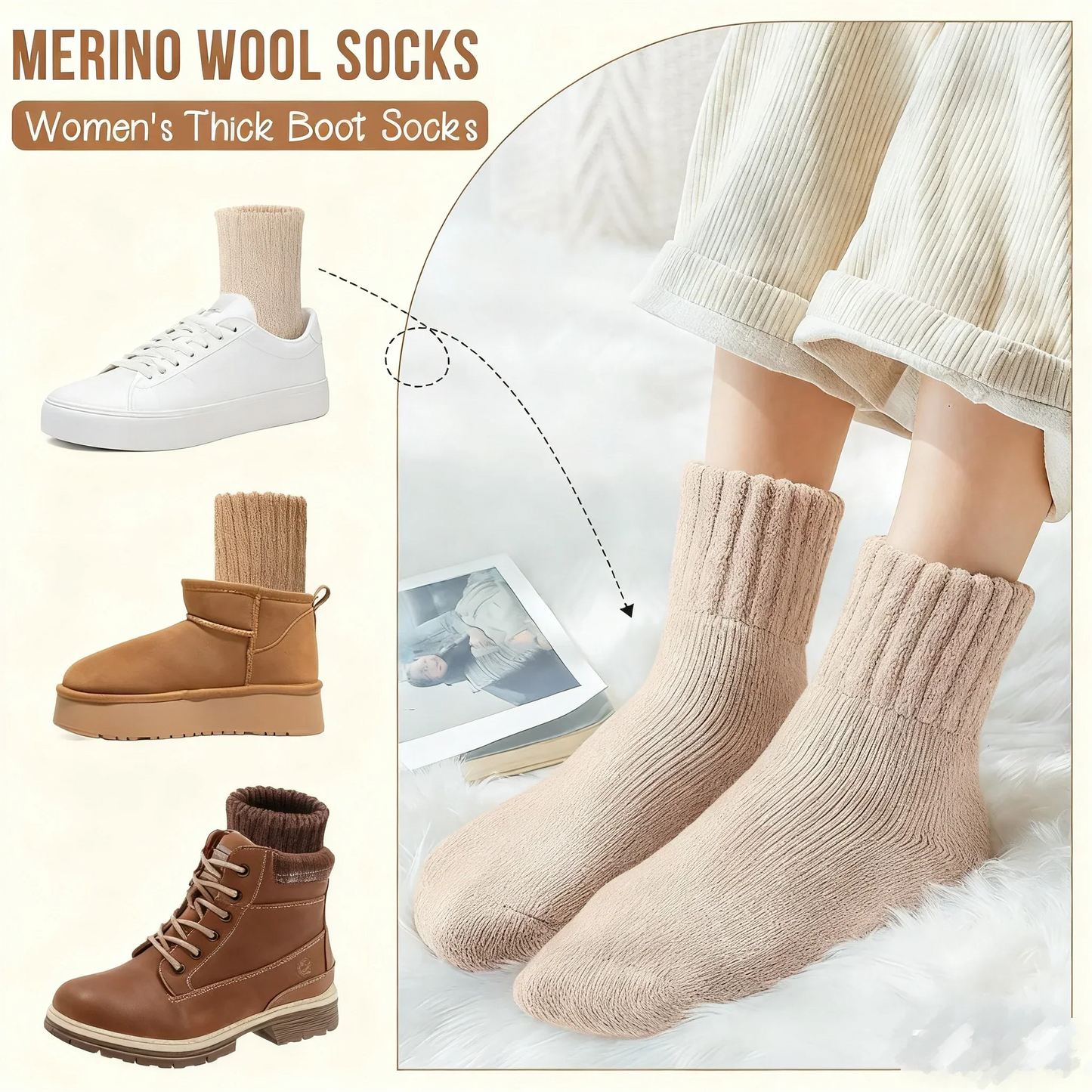 💖Women's Solid Mid-calf Socks