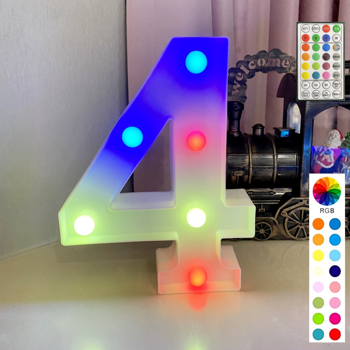 Colorful LED Marquee Letter Lights