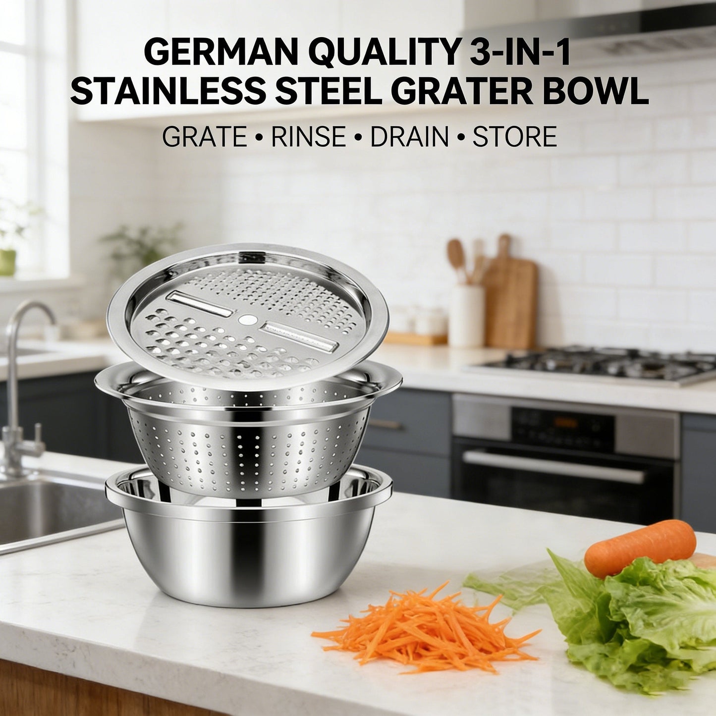 Germany Multifunctional Stainless Steel Basin
