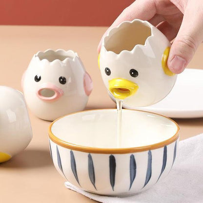 Cartoon Egg White Separator