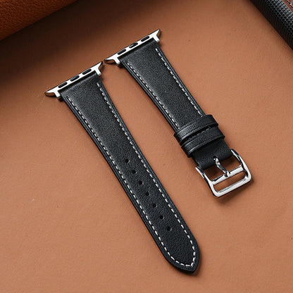 Leather Watch Band Compatible for Apple Watch 38mm 40mm 42mm 44mm 45mm 49mm