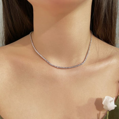 Last Day 57% OFF -'Crystal' Tennis Necklace + Free Bracelet