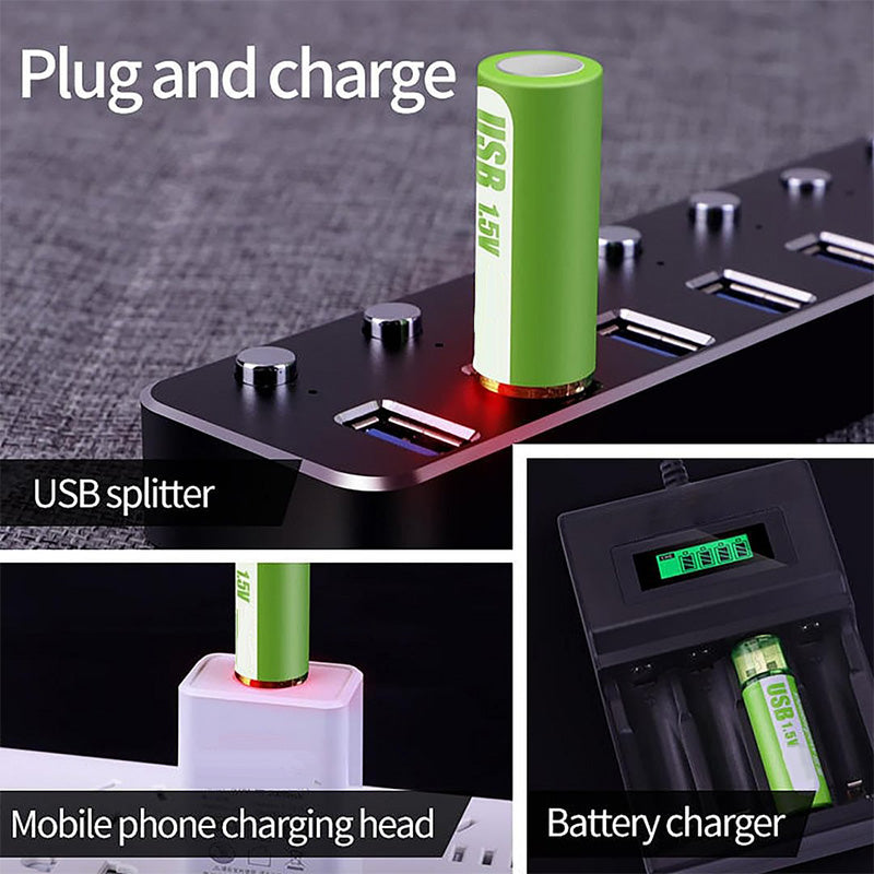 USB Rechargeable Constant Voltage Large Capacity Environmentally Friendly Lithium Battery