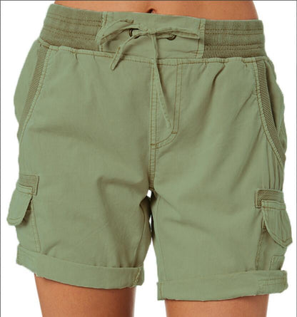 Popular High Waist Women's Cargo Shorts