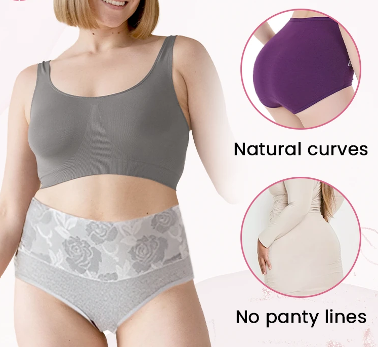 High Waist Tummy Control Cotton Panties