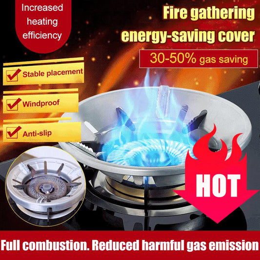 🔥Home Gas Stove Fire Gathering Energy-saving Cover