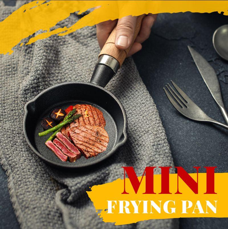 Mini Nonstick Iron Pan 3.9”/10cm