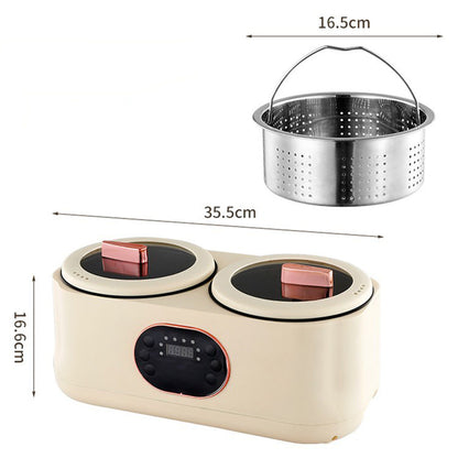 🍲Household Multi-functional Steaming and Cooking Integrated Double-gallon Electric Cooker