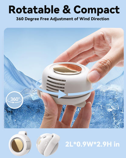 🎉❄️360° Rotatable Portable Mini Clip-on Fan