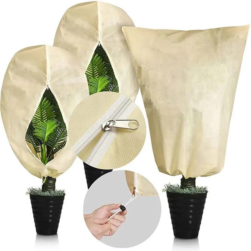 Plant Thickened Drawstring Bag Freeze Protection Covers