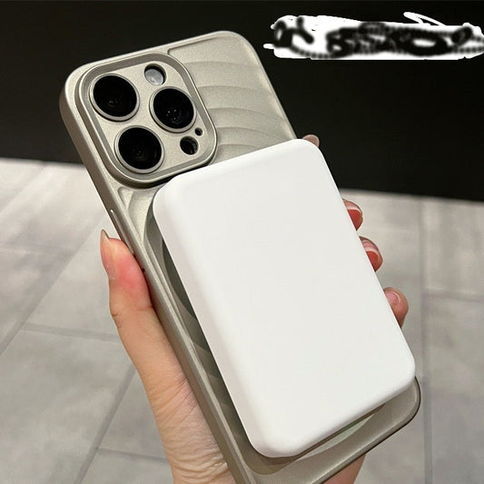 Ripple Pattern Magnetic Phone Case with Stand