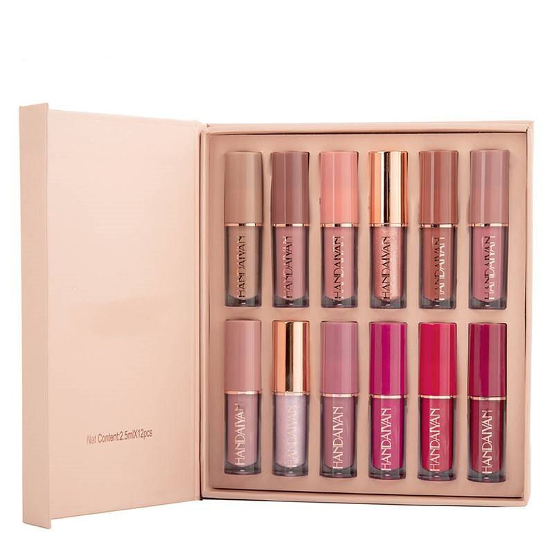 🎉Hot Sale🎉12-Color Book Lip Gloss Set